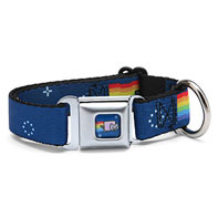 Nyancat Seatbelt Bukle Dog Collar